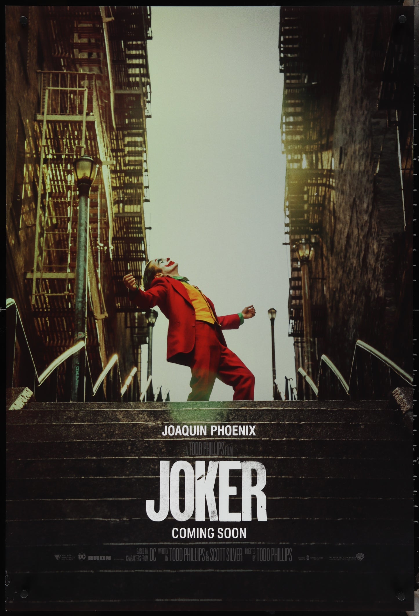 Joker (2019) Original US One Sheet Movie Poster