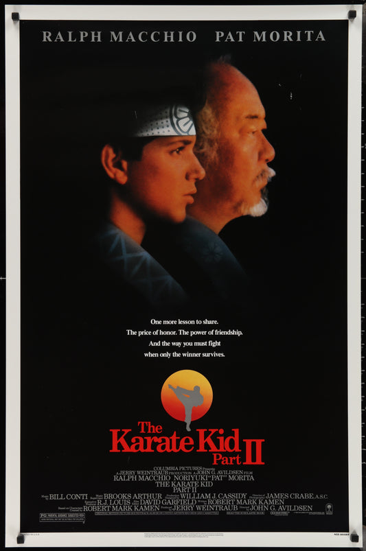 Karate Kid Part II (1986) Original US One Sheet Movie Poster
