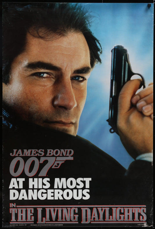 The Living Daylights (1987) Original US One Sheet Movie Poster