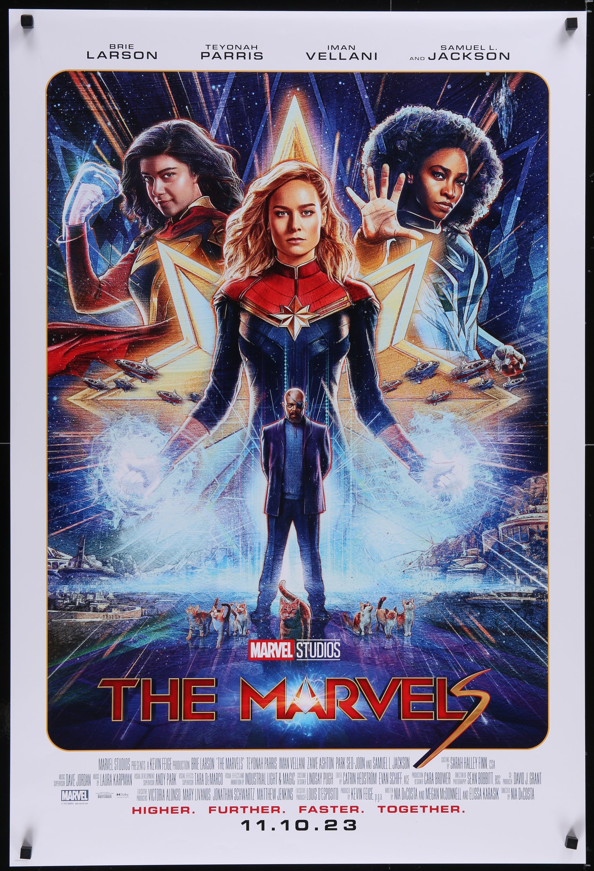 The Marvels (2023) Original US One Sheet Movie Poster