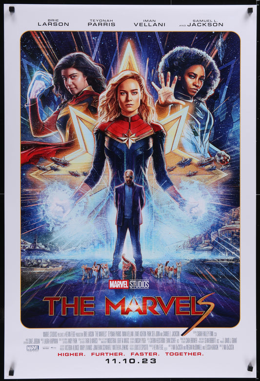 The Marvels (2023) Original US One Sheet Movie Poster