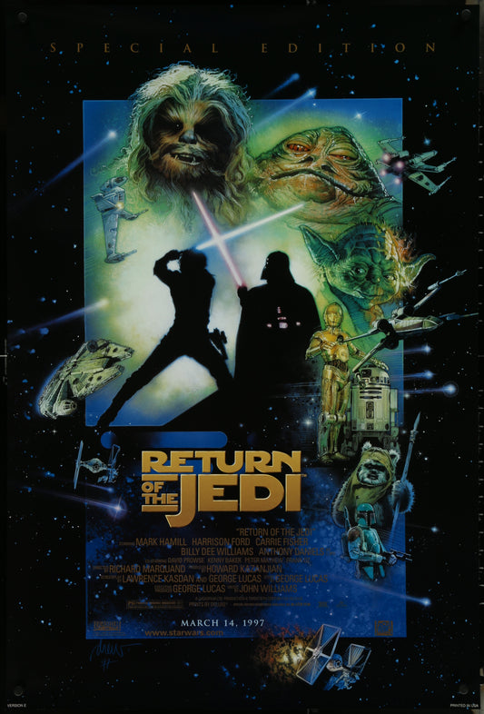 Star Wars: Episode VI - Return Of The Jedi (1997 RR) Original US One Sheet Movie Poster