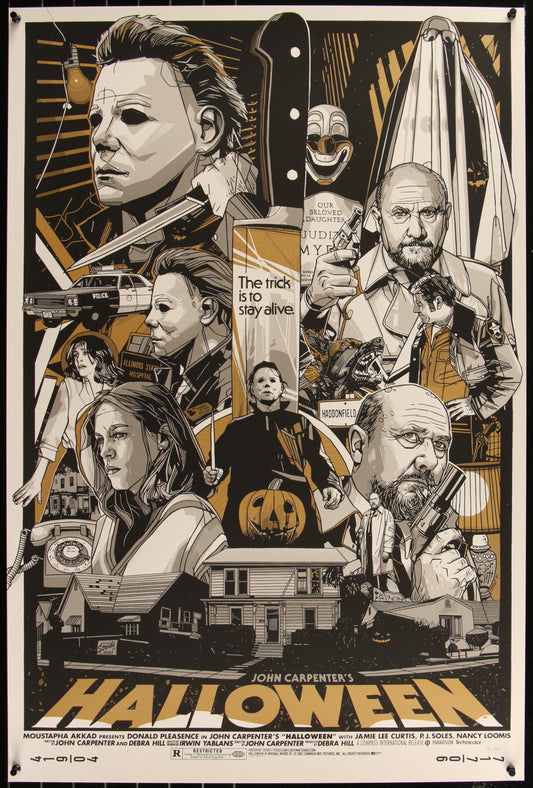 Halloween - Tyler Stout Limited Edition Variant Art Print (2021) Grey Matter Art