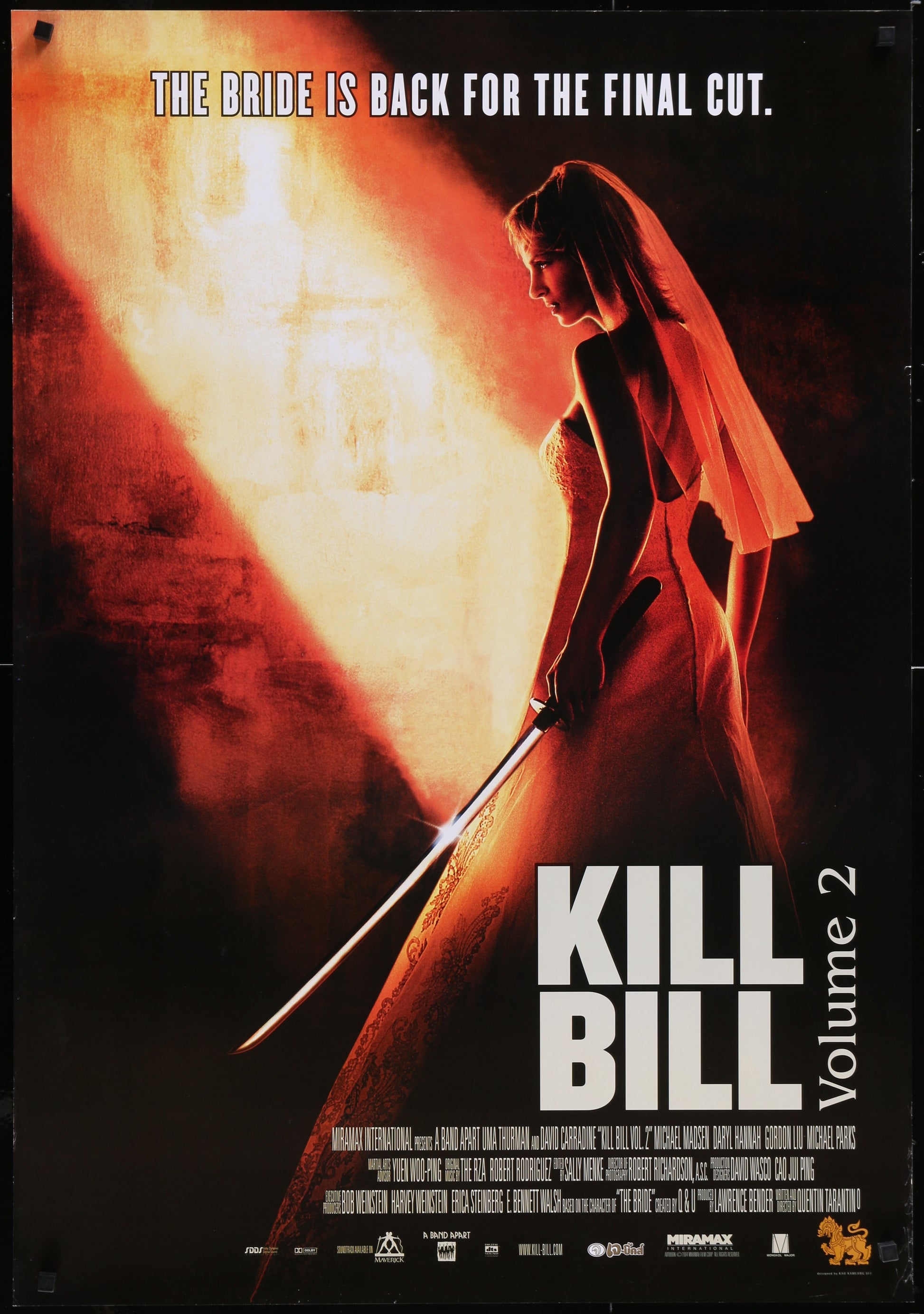 Kill Bill: Volume II (2004) Original Thai Movie Poster