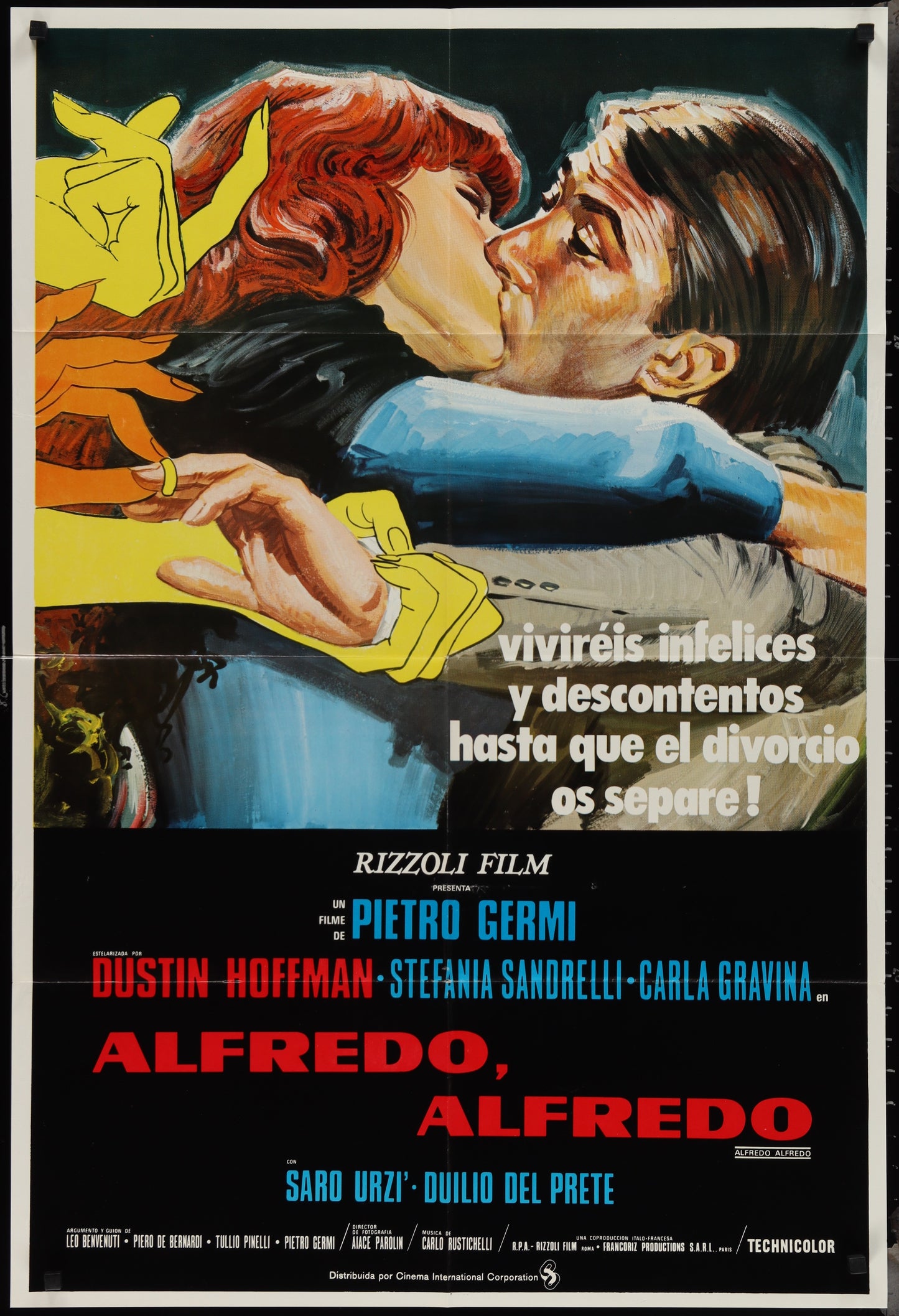 Alfredo Alfredo (1972) South American Movie Poster