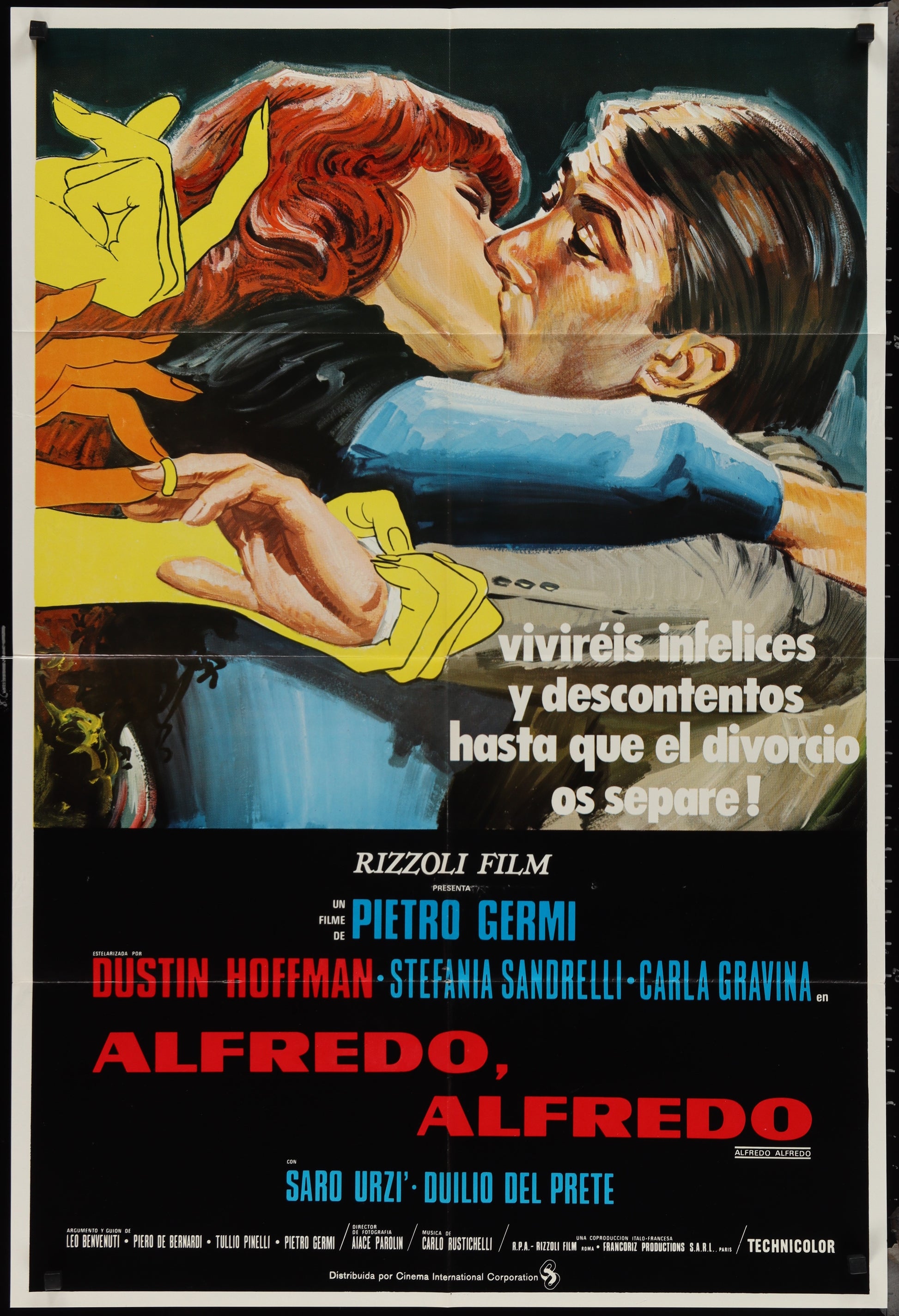 Alfredo Alfredo (1972) South American Movie Poster