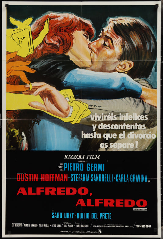 Alfredo Alfredo (1972) South American Movie Poster