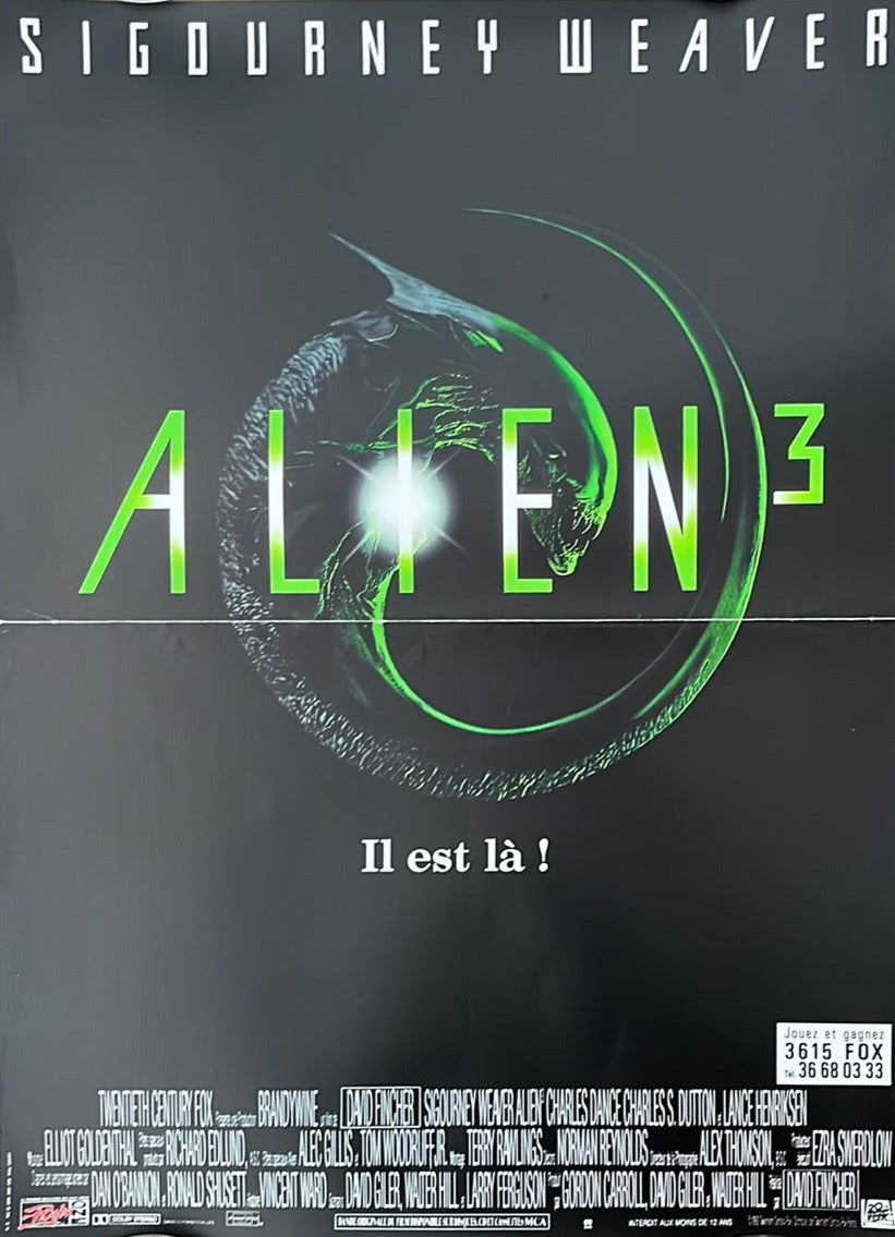 Alien 3 Original French Petite Cinema Poster