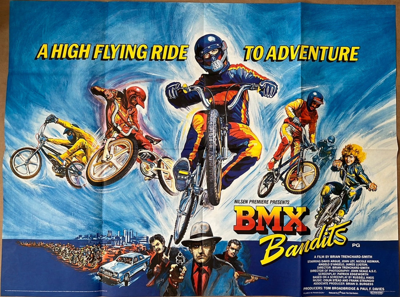 BMX Bandits (1983) Original UK QUad Cinema Poster
