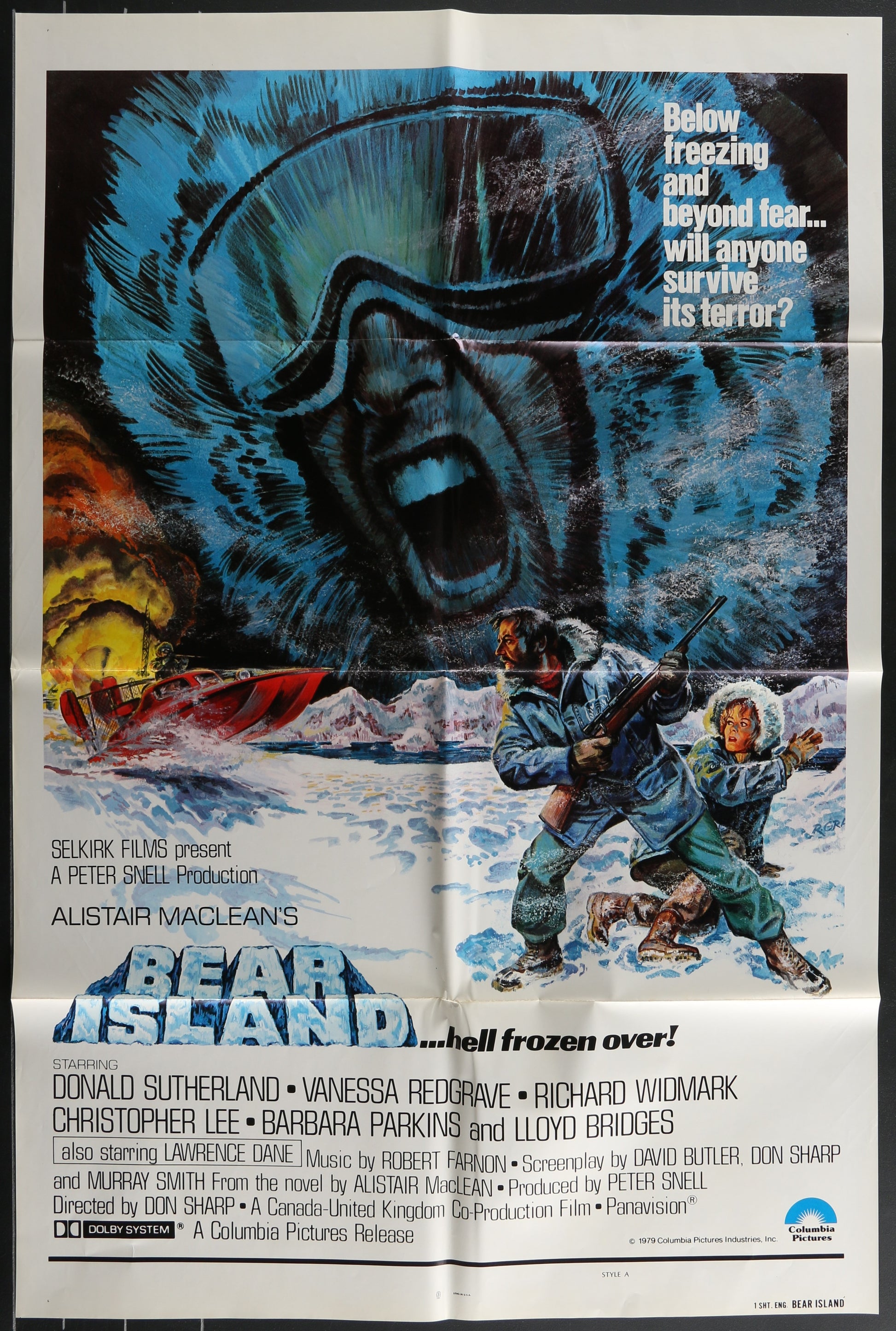 Bear Island (1979) Original US One Sheet Movie Poster