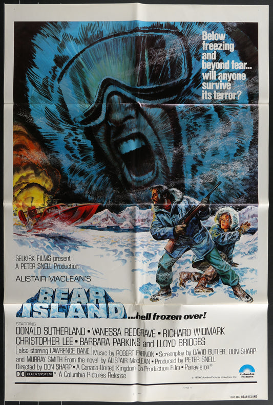 Bear Island (1979) Original US One Sheet Movie Poster