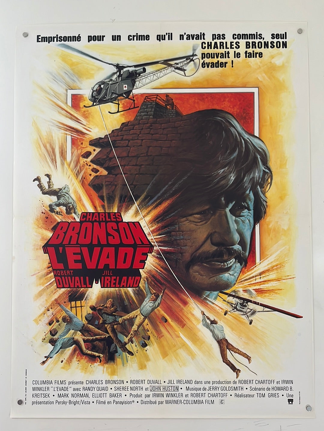 Breakout - L'Evade (1975) Original French Affiche Cinema Poster