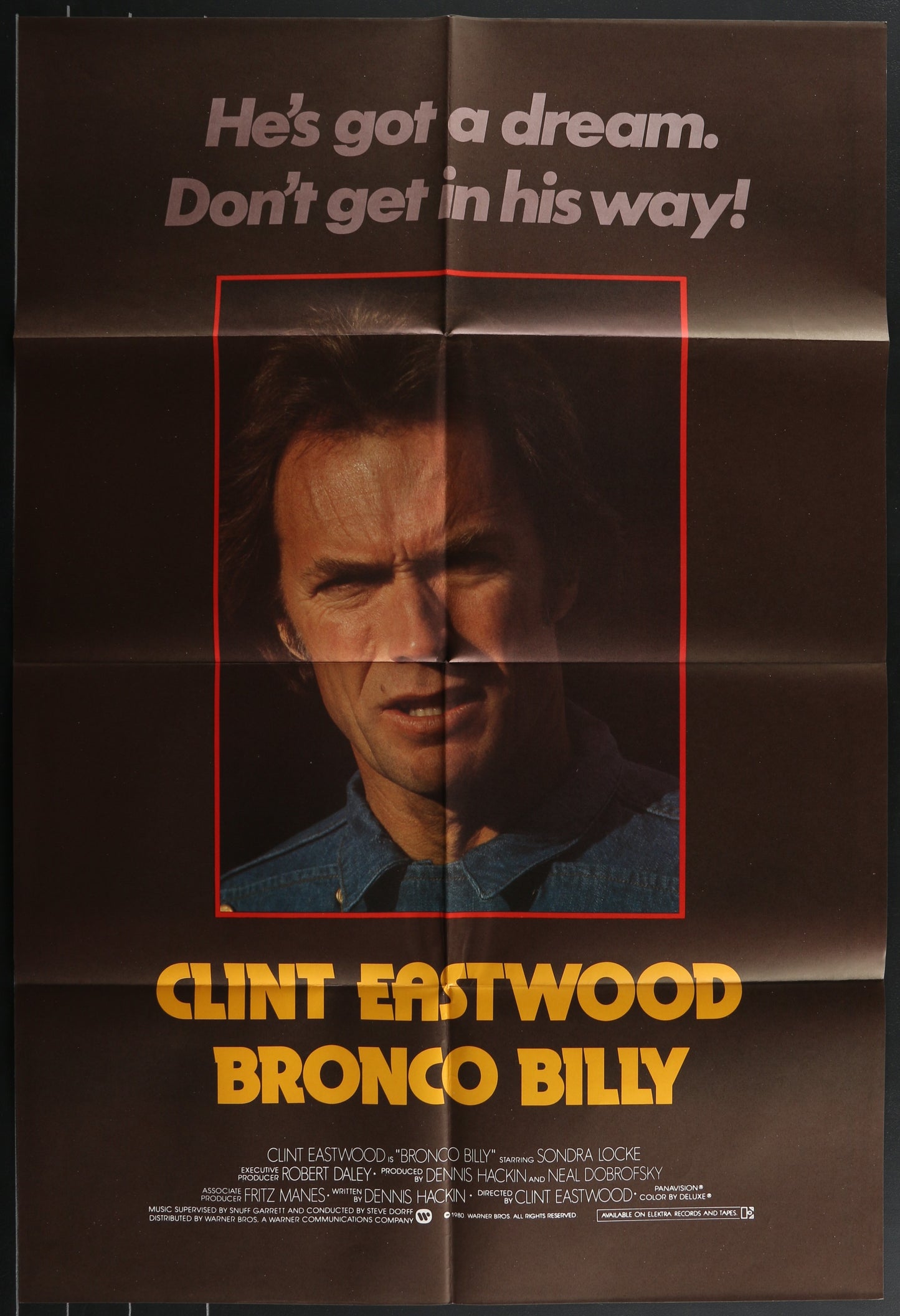 Bronco Billy (1980) Original UK One Sheet Movie Poster