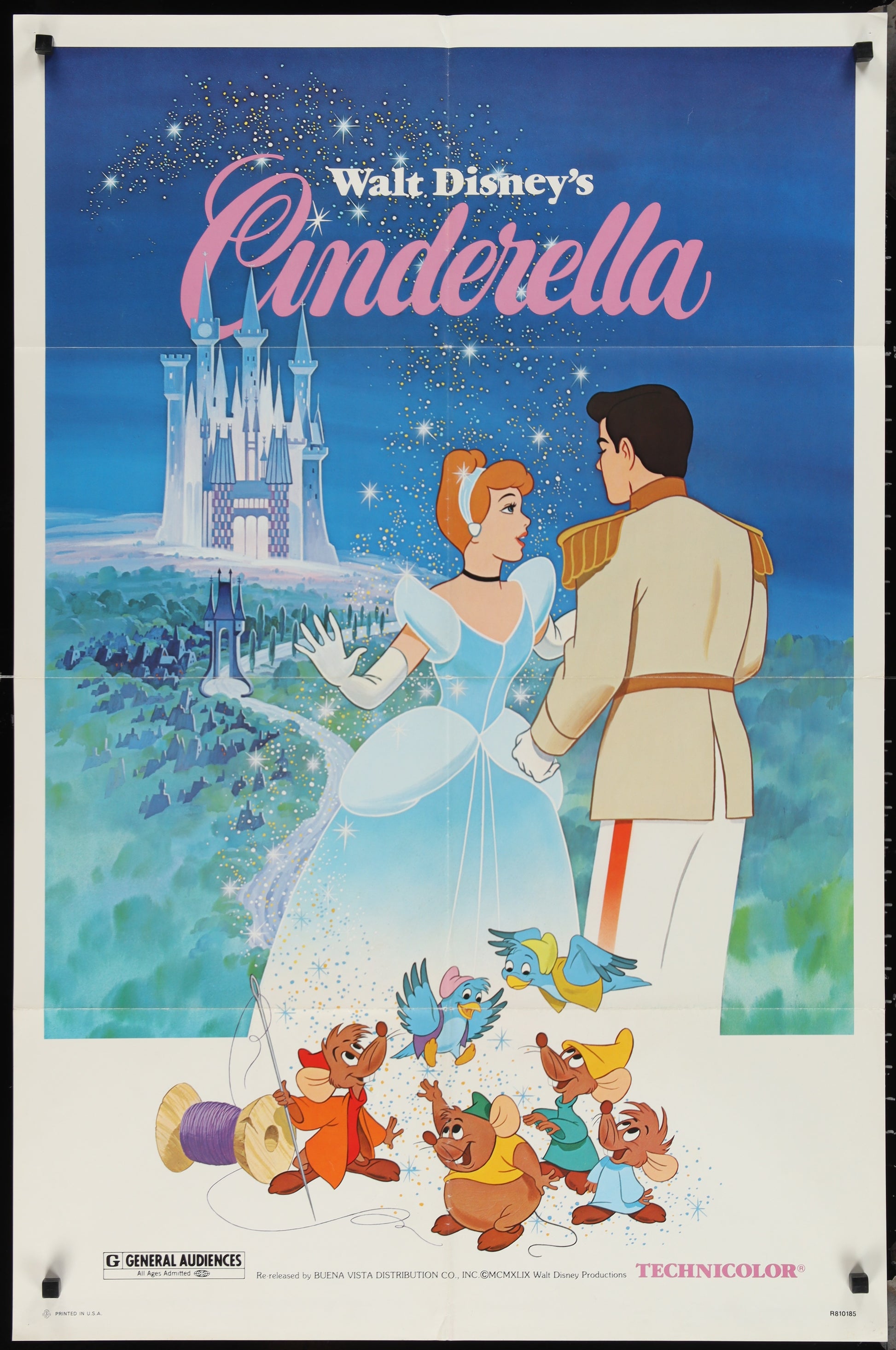 Cinderella (1981 Re-Release) Original US One Sheet Movie Poster