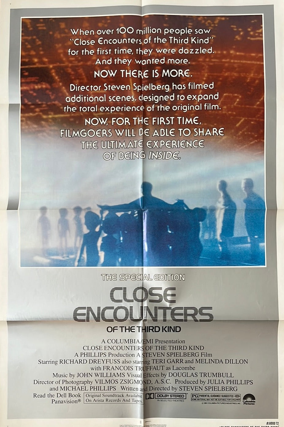 Cose Encounters Of The third Kind Original US One Sheet Cinema Poster