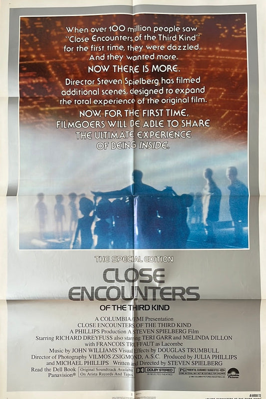 Cose Encounters Of The third Kind Original US One Sheet Cinema Poster