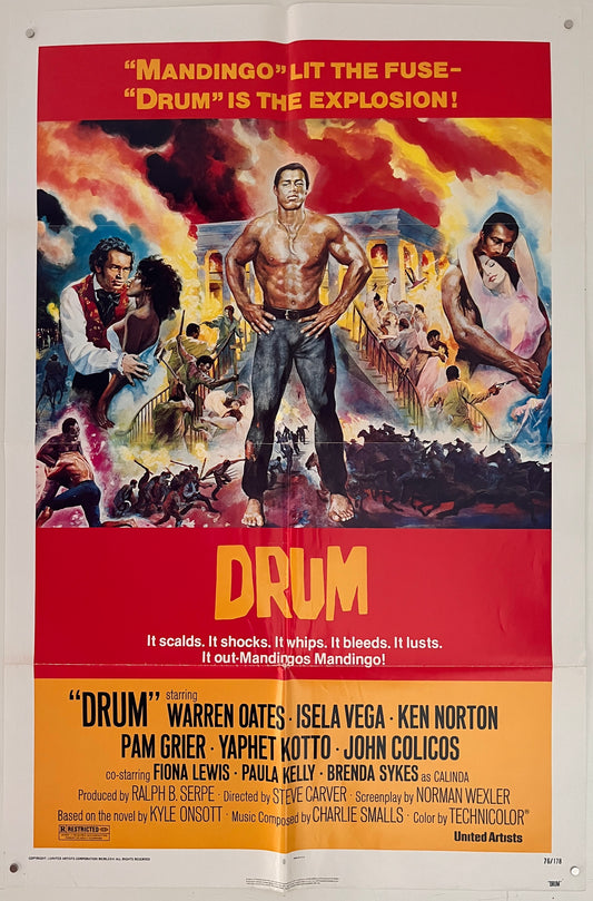 Drum (1976) Original US One Sheet Movie Poster