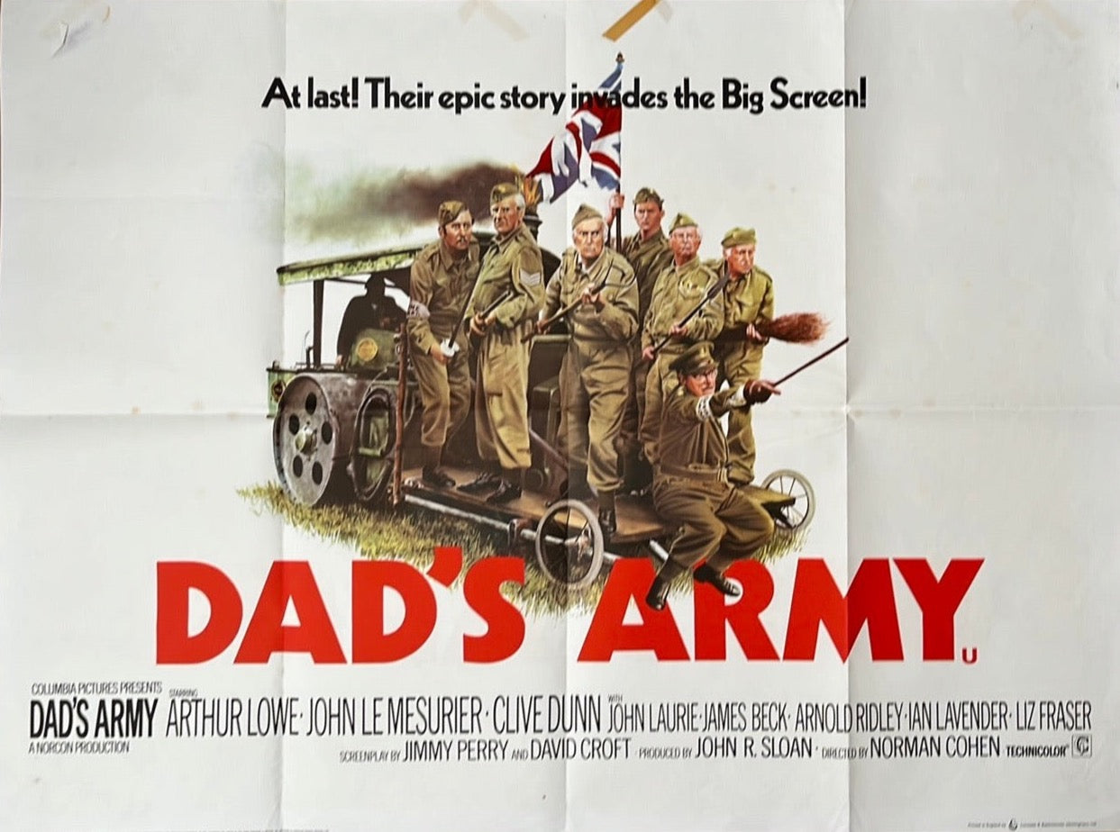 Dad's Army (1971) Original UK Quad Cinema Poster