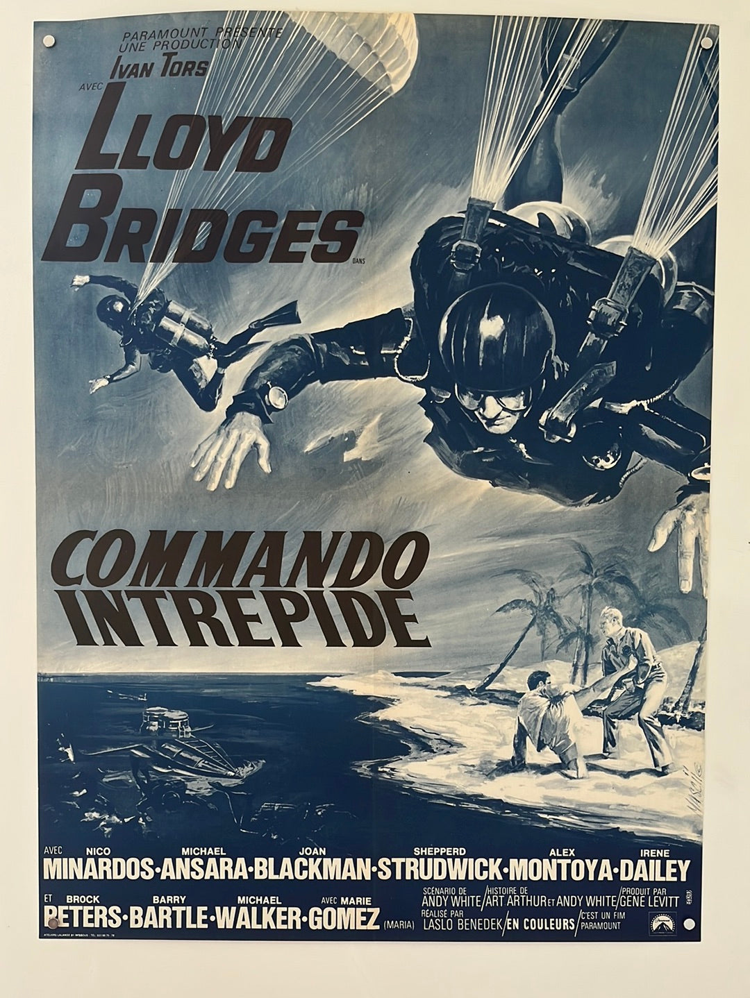 Daring Game - Commando Intrepide (1968) Original French Affiche Cinema Poster
