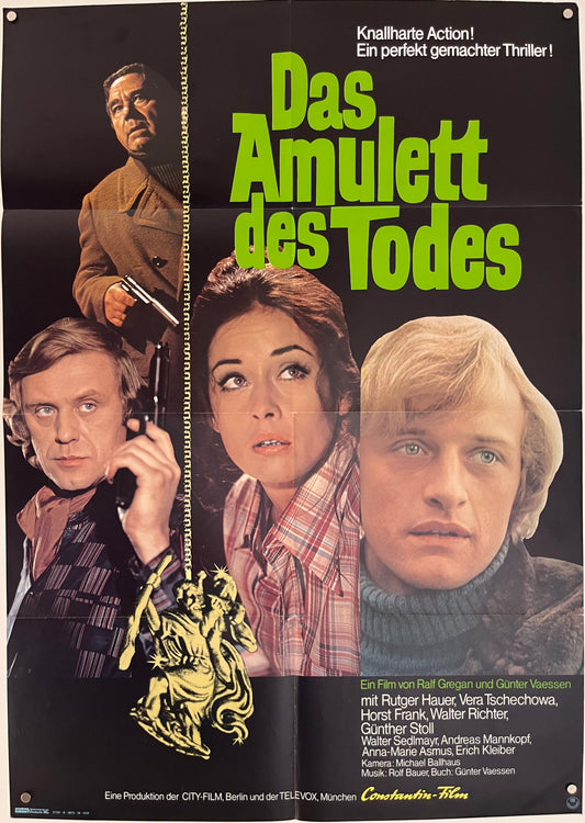 Das Amulett Des Todes (1975) Original German A1 Movie Poster