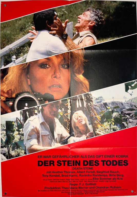 Death Stone - Der Stein Des Todes (1987) Original German A1 Movie Poster