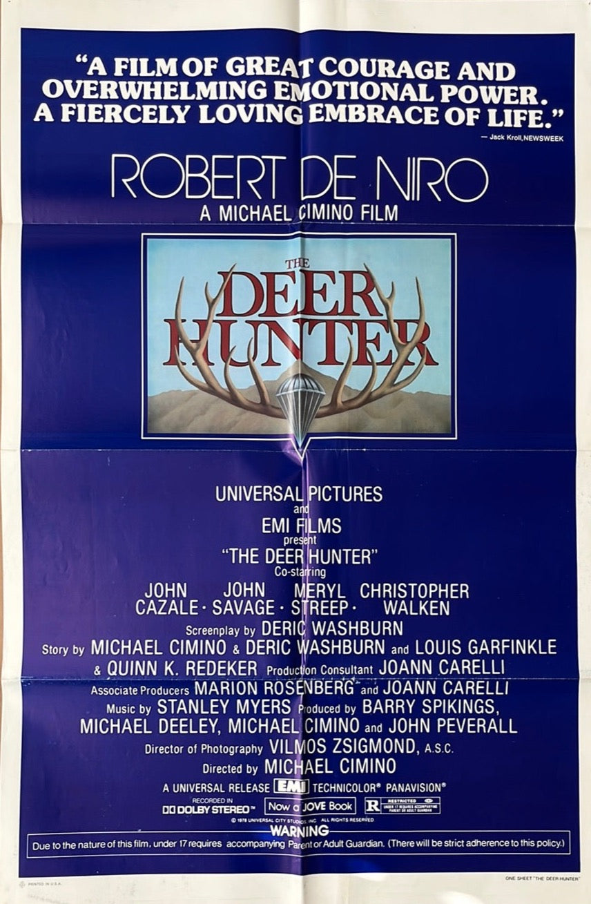 Deer Hunter Original US One Sheet Cinema Poster