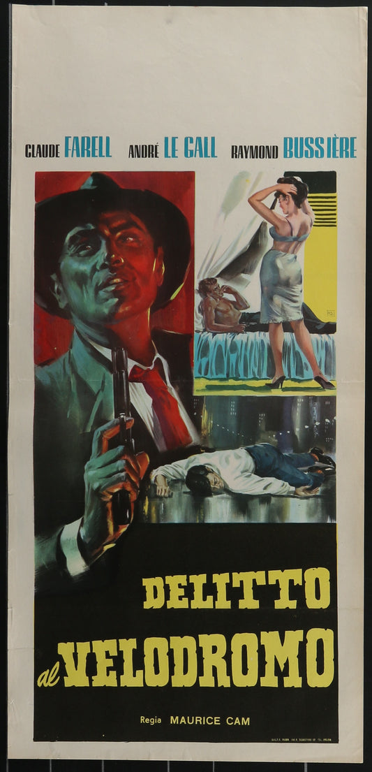 Delitto al Velodromo (1949) Original (possibile re-release) Italian Locandina Movie Poster