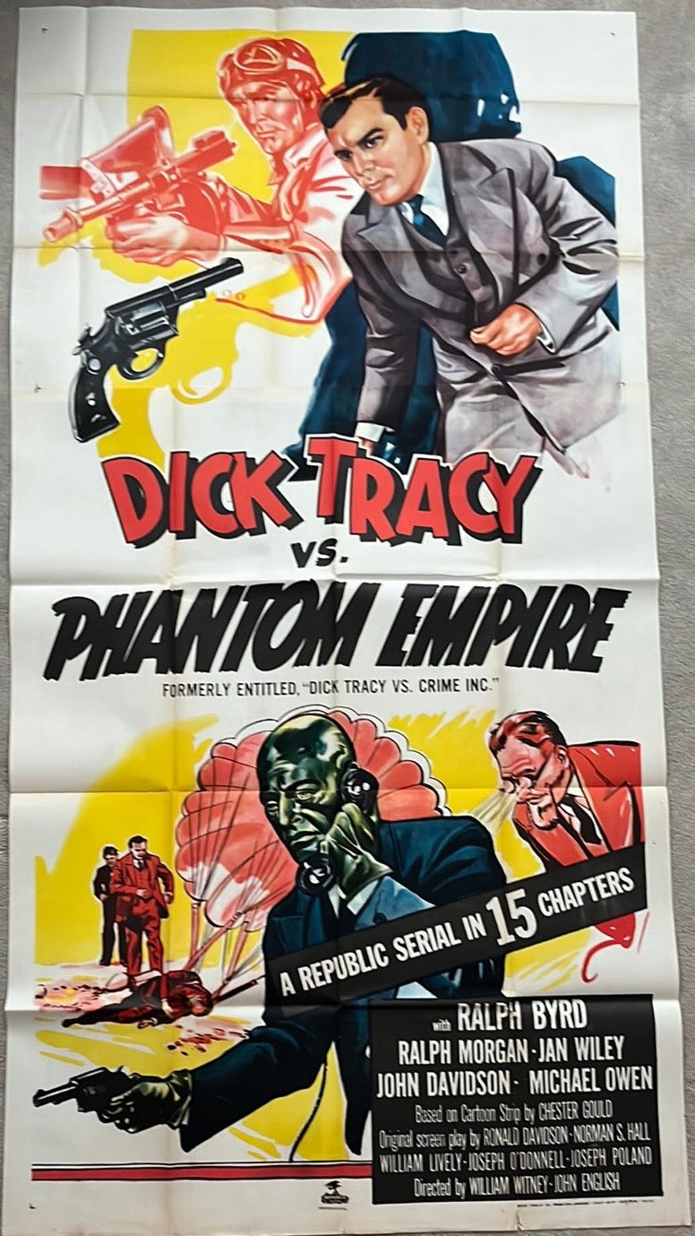 Dicky Tracy vs. Phantom Empire Original US Three Sheet Cinema Poster