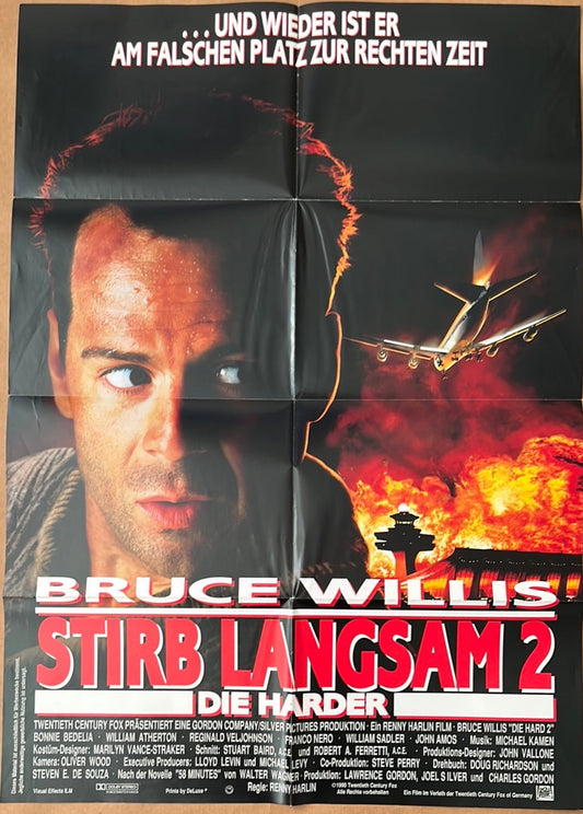 Die Hard 2 Original German A1 Cinema Poster
