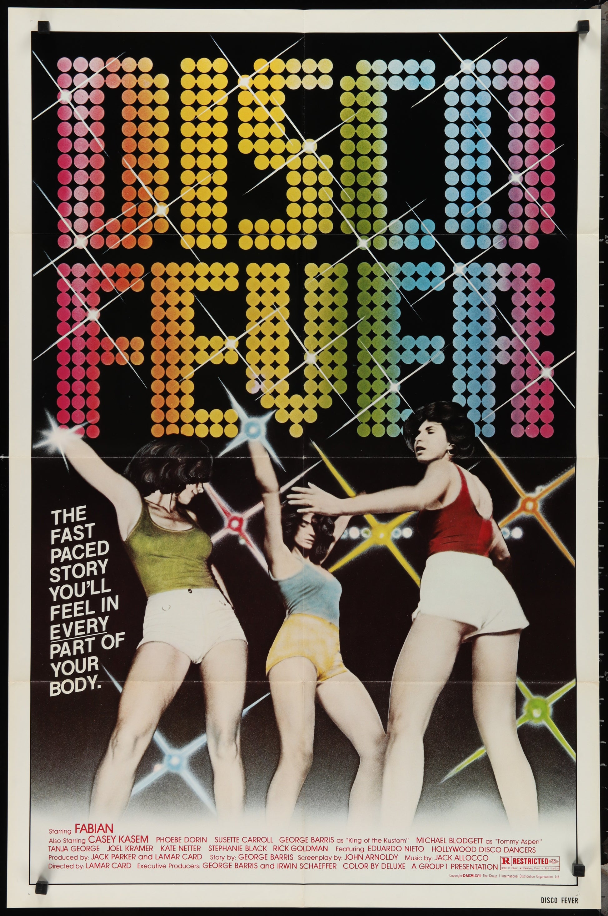 Disco Fever (1978) Original US One Sheet Movie Poster