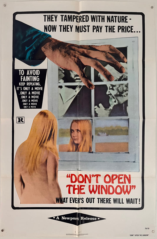 Don't Open The Window (1976) Original US One Sheet Movie Poster
