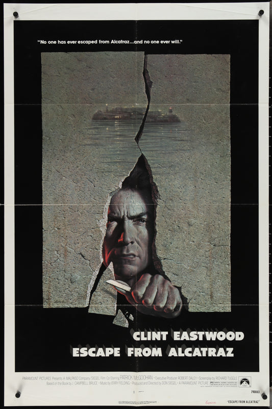 Escape From Alcatraz (1979) Original US One Sheet Movie Poster