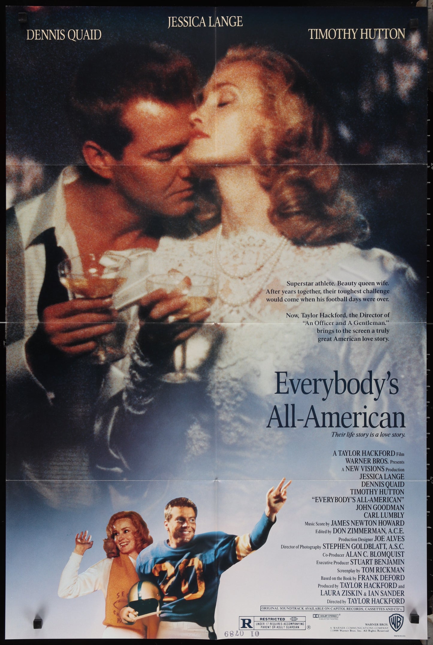 Everybody's All American (1988) Original US One Sheet Movie Poster