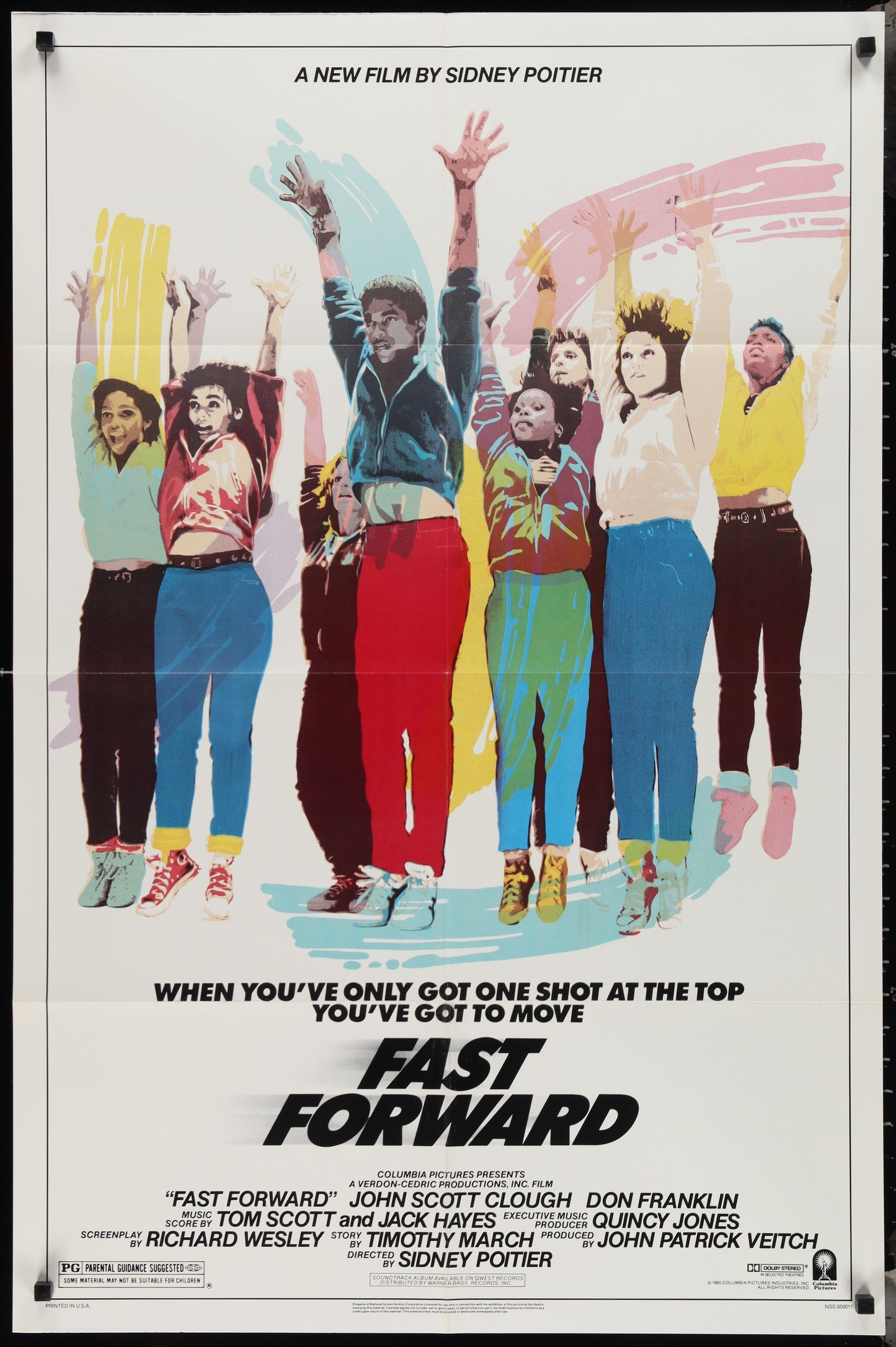 Fast Forward (1985) Original US One Sheet Movie Poster