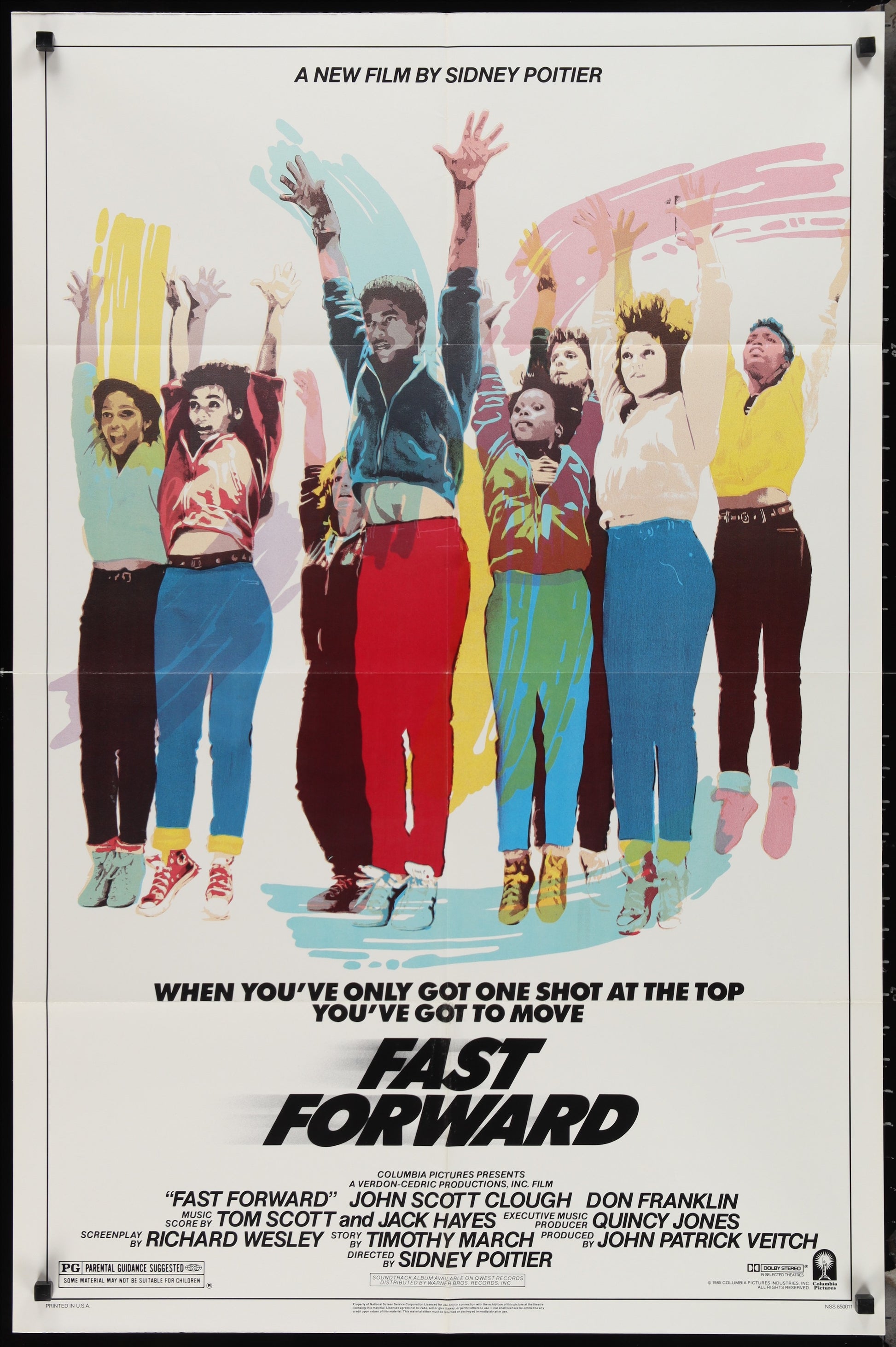 Fast Forward (1985) Original US One Sheet Movie Poster