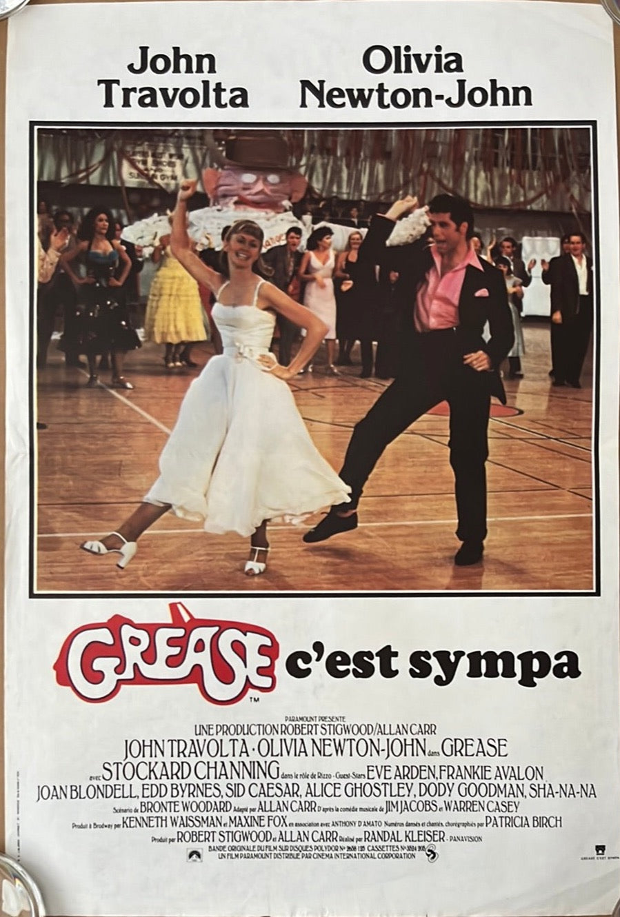 Grease (1978) Original French 'Petite' Cinema Poster