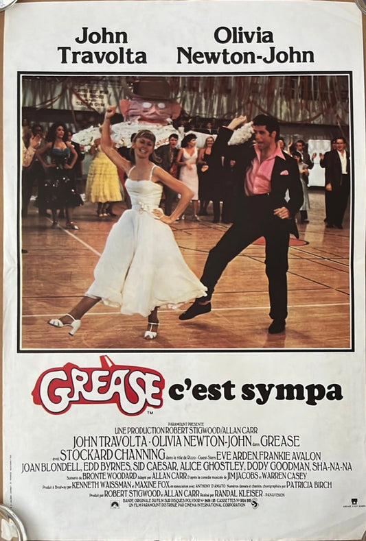Grease (1978) Original French 'Petite' Cinema Poster