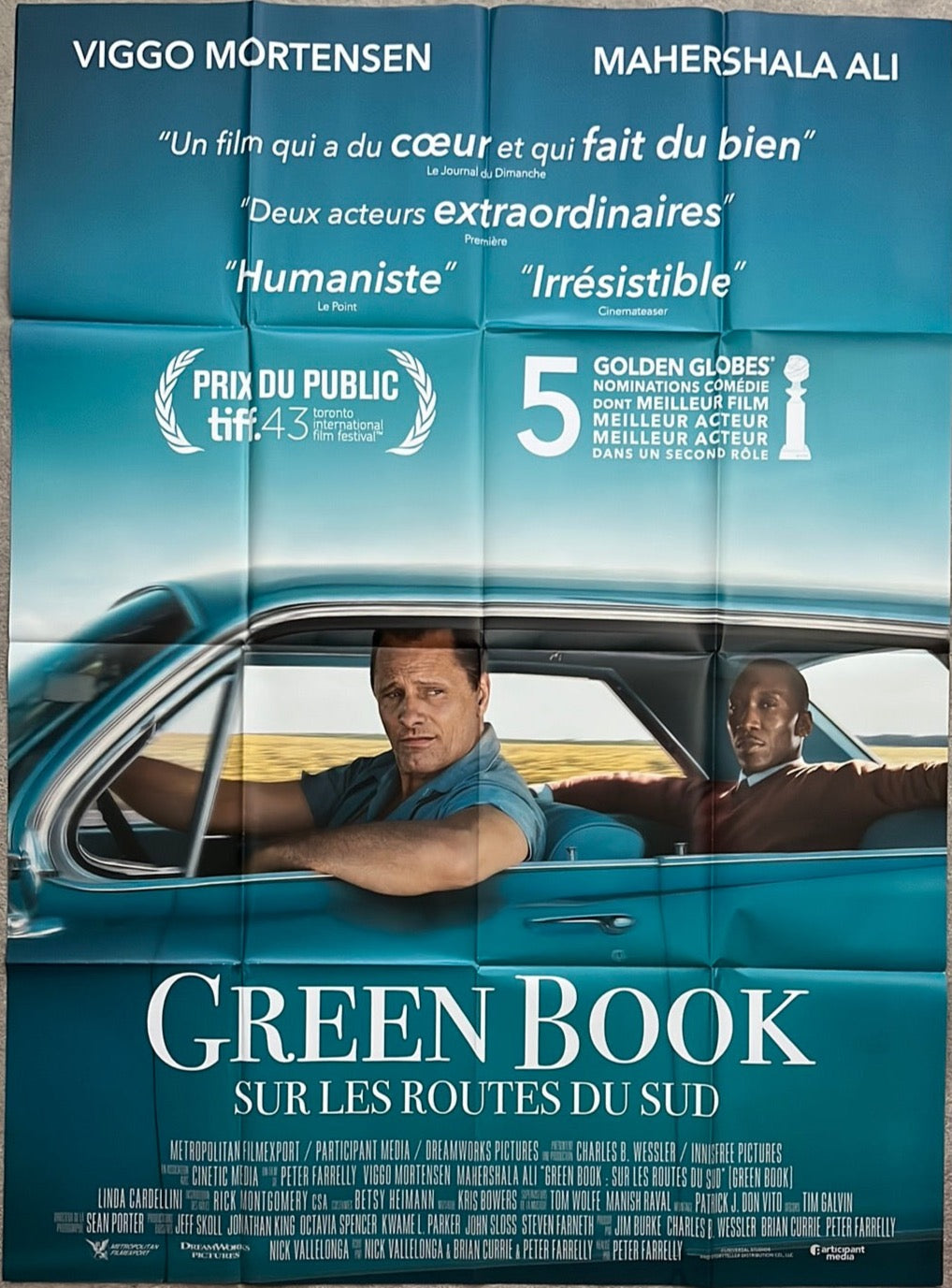 Green Book (2019) Original French One Panel Cinema Poster