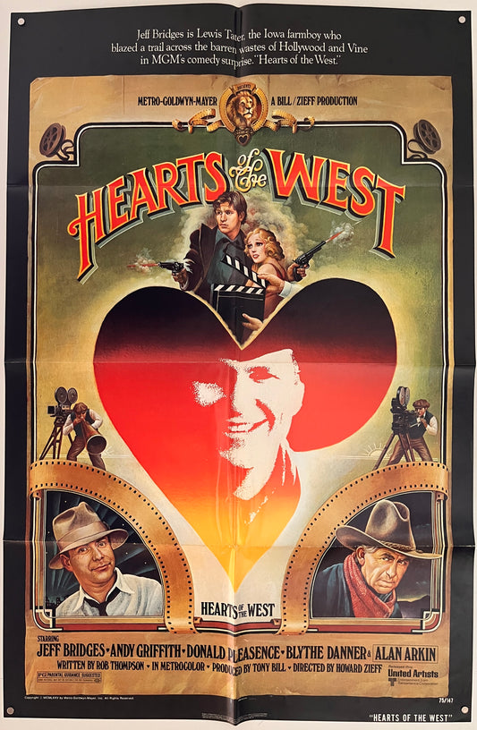 Hearts Of The West (1975) Original US One Sheet Movie Poster