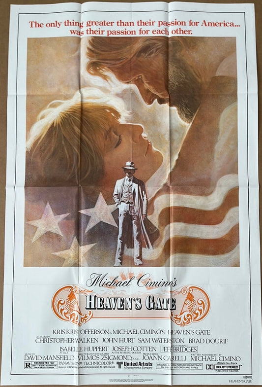 Heaven's Gate (1981) Original US One Sheet Cinema Poster