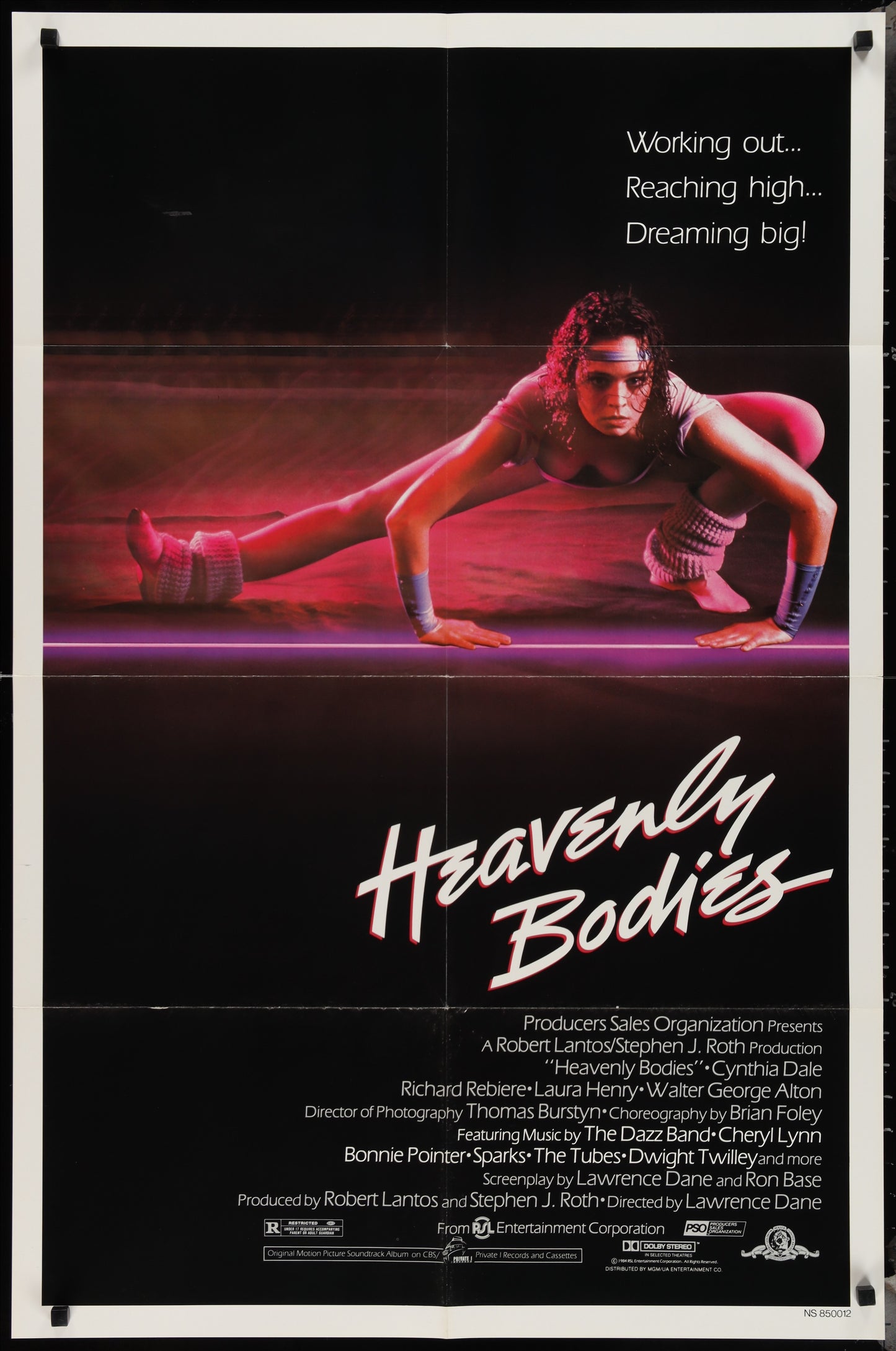 Heavenly Bodies (1985) Original US One Sheet Movie Poster