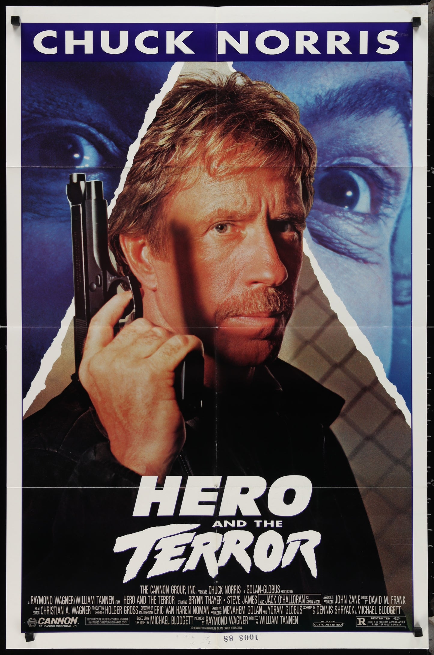 Hero And the Terror (1988) Original US One Sheet Movie Poster