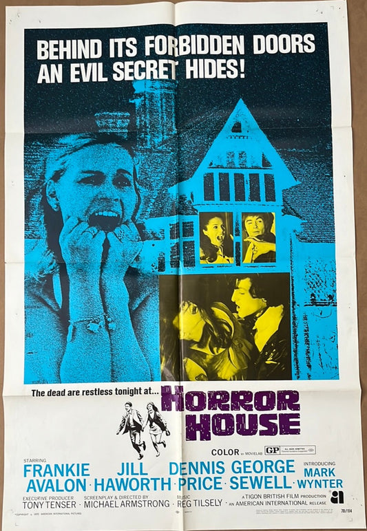 Horror House (1970) Original US One Sheet Cinema Poster
