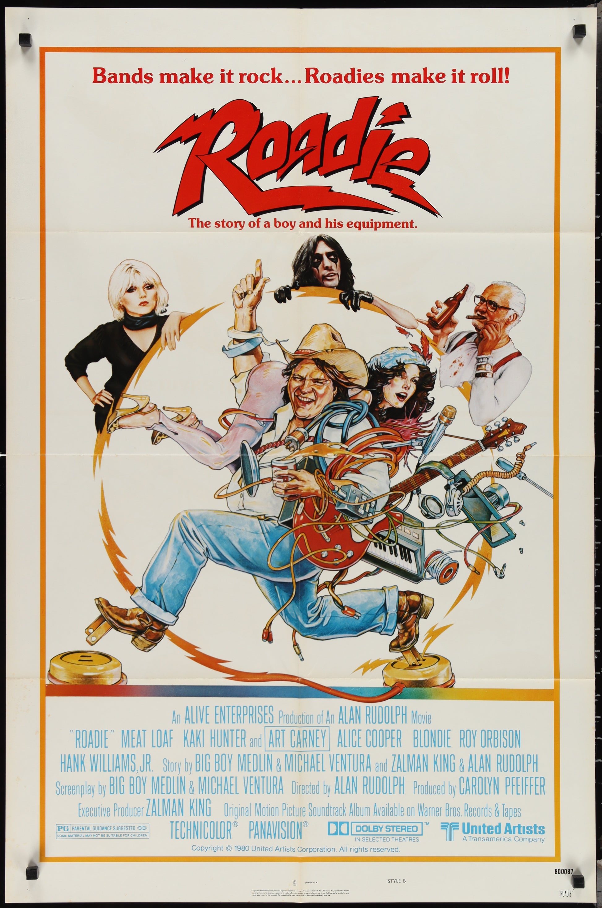 Roadie (1980) Original US One Sheet Movie Poster