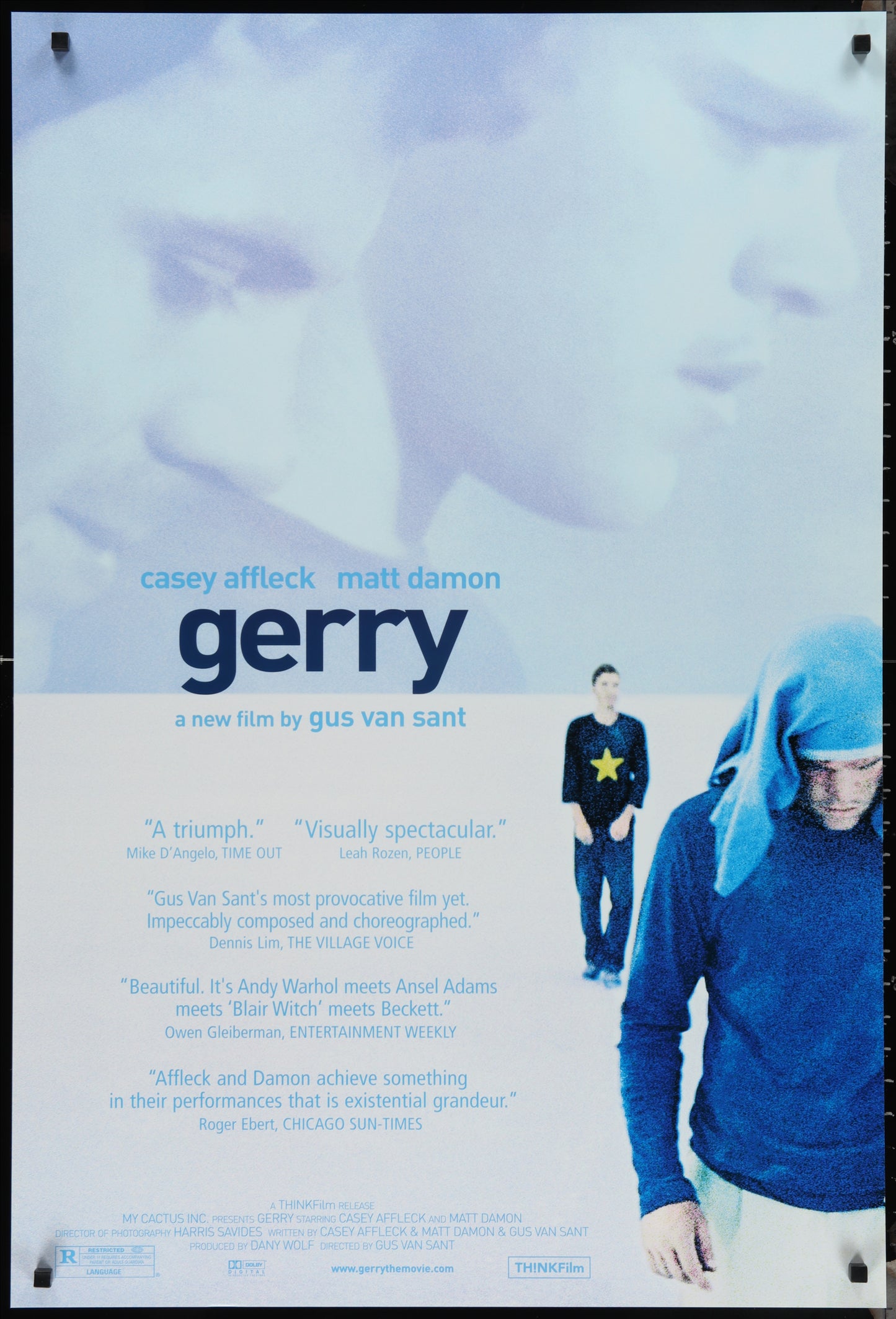 Gerry (2002) Original US One Sheet Movie Poster