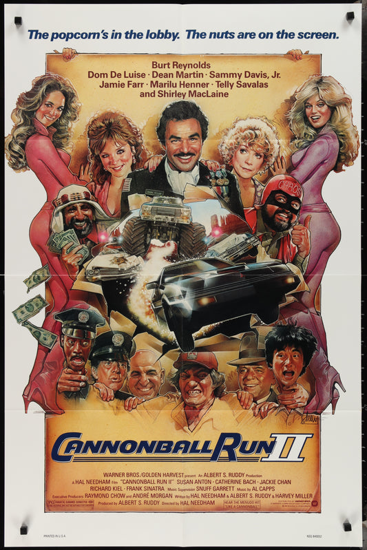 Cannonball Run II (1984) Original US One Sheet Movie Poster