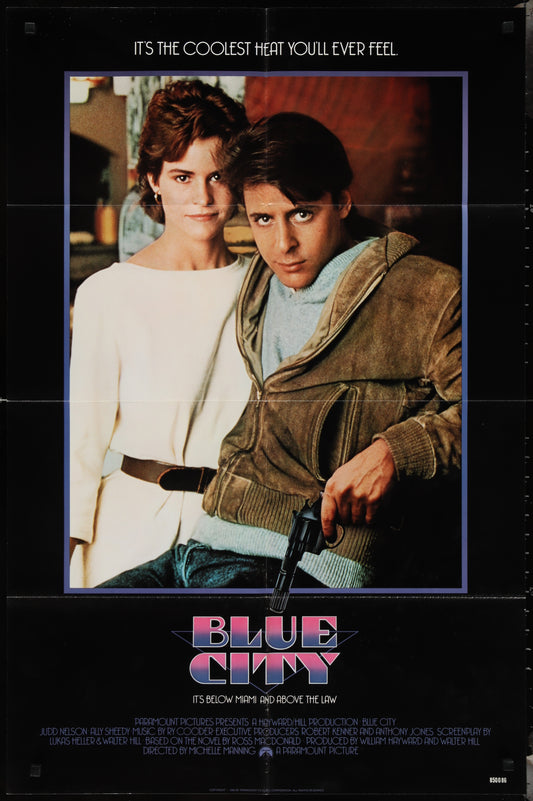 Blue City (1985) Original US One Sheet Movie Poster