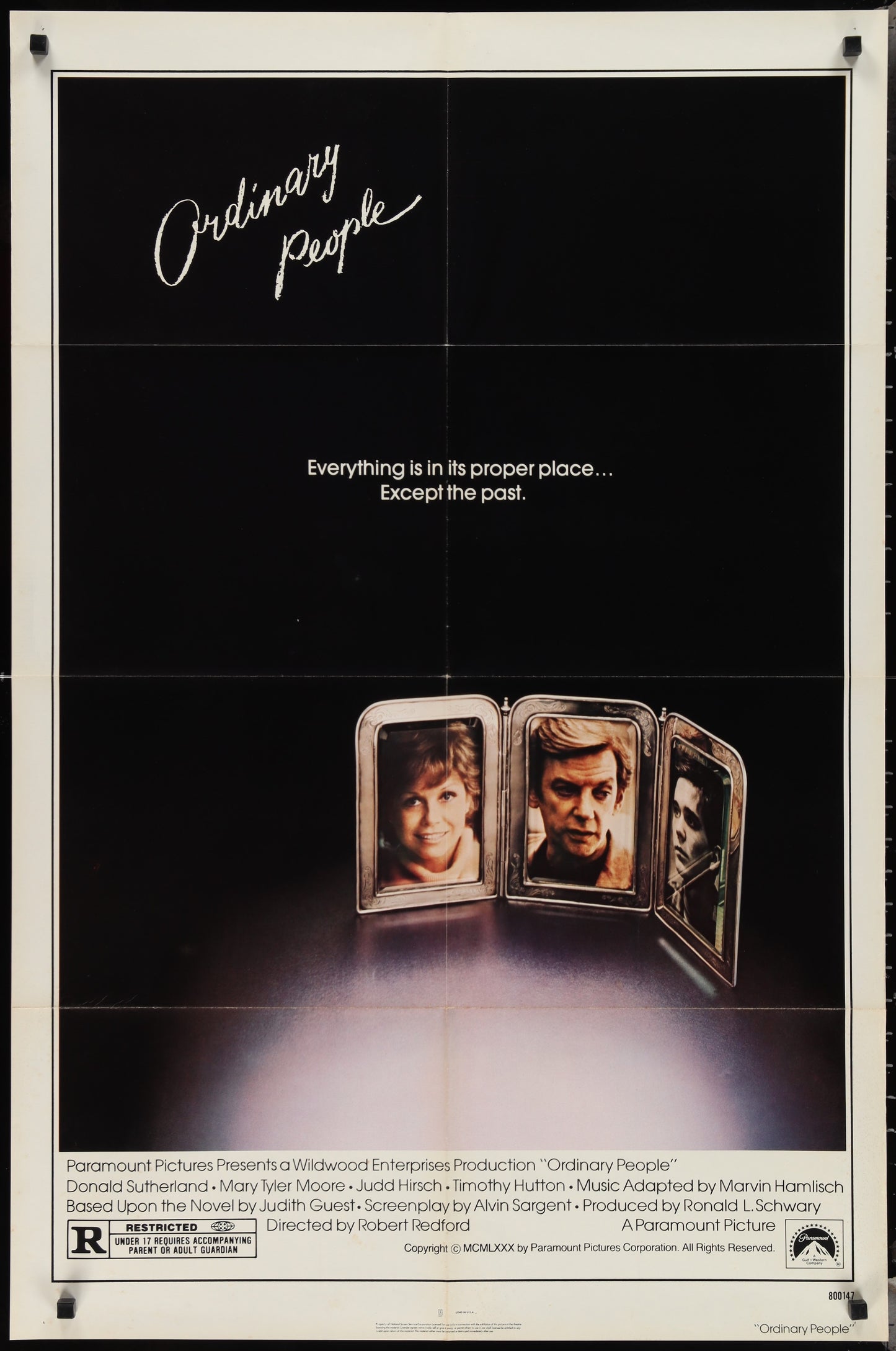 Ordinary People (1980) Original US One Sheet Movie Poster