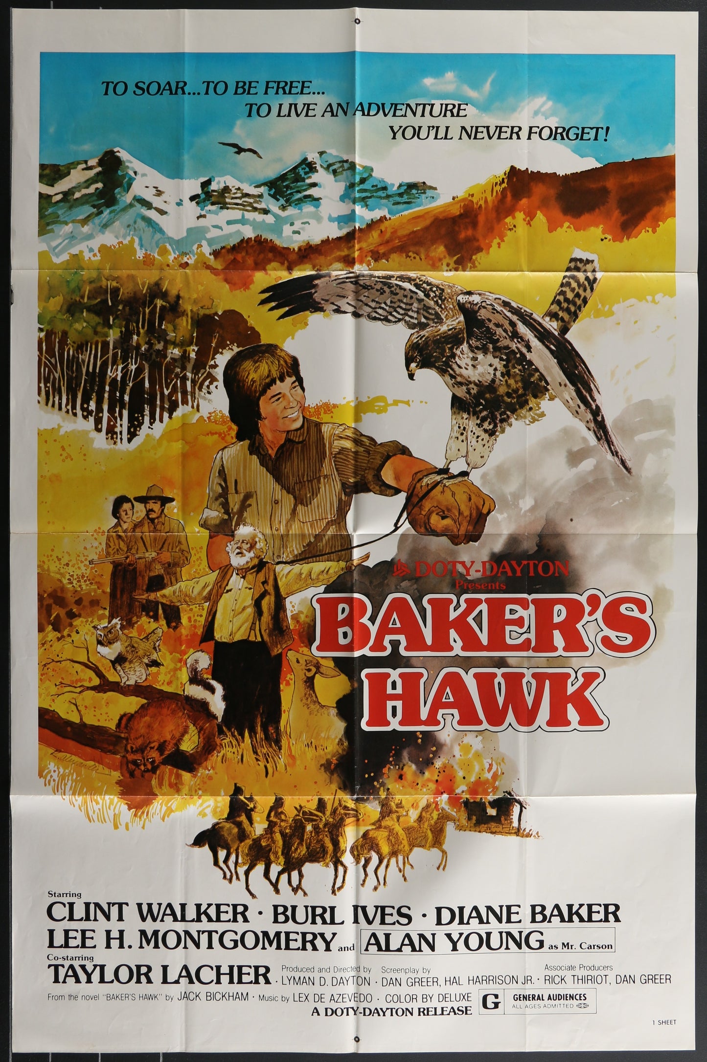 Baker's Hawk (1976) One Sheet Movie Poster