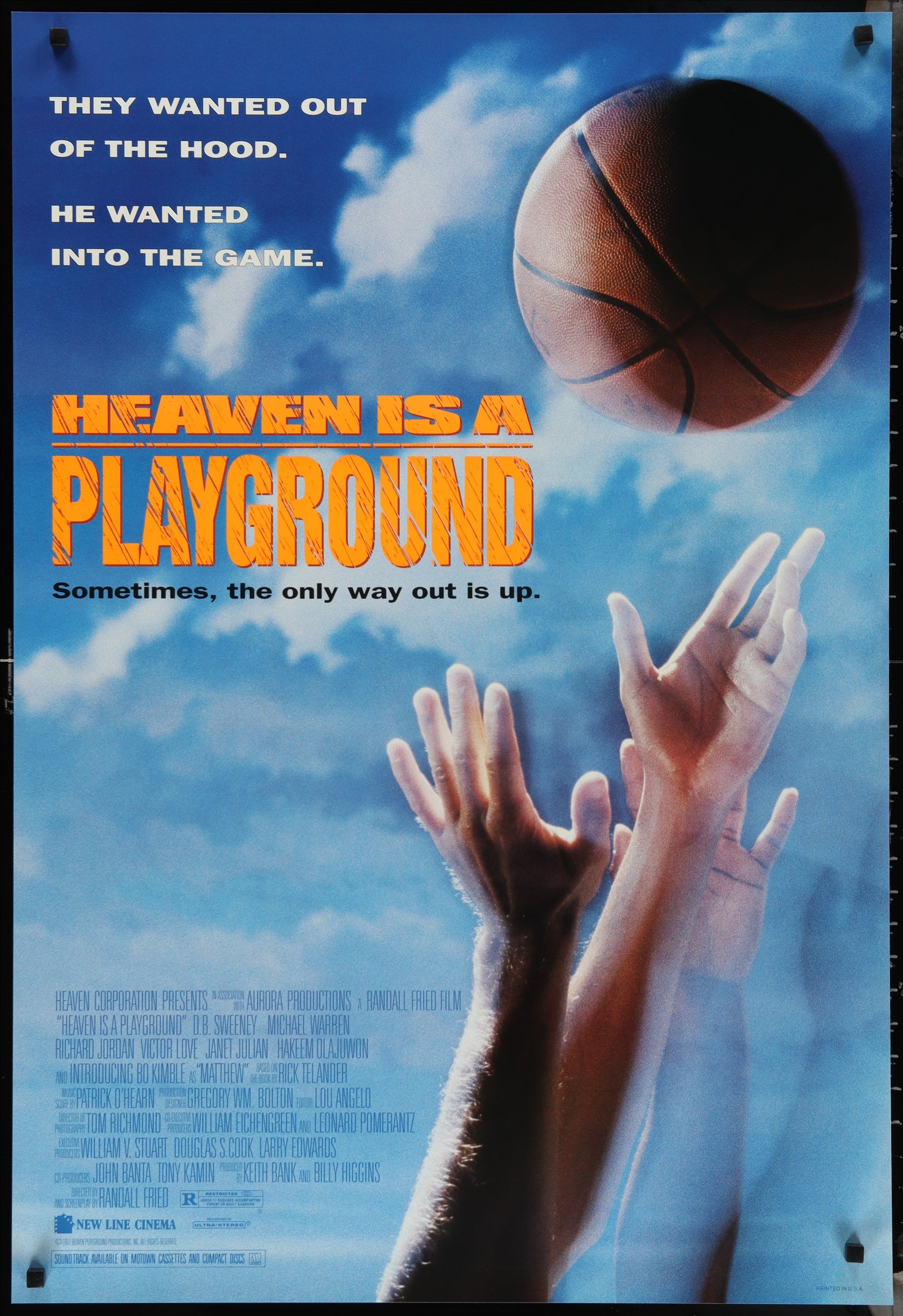 Heaven Is A Playground (1991) Original US One Sheet Movie Poster